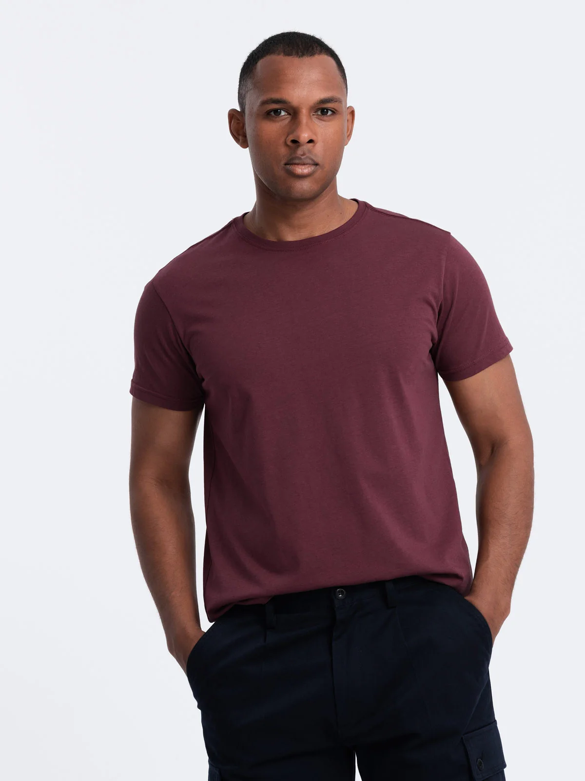 Men's Short Sleeve Round Neck Cotton T-Shirt - Image 7