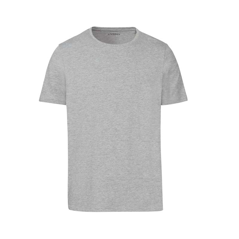 Men's Round Neck Ribbed Structure Cotton Vest T-shirt - Image 10
