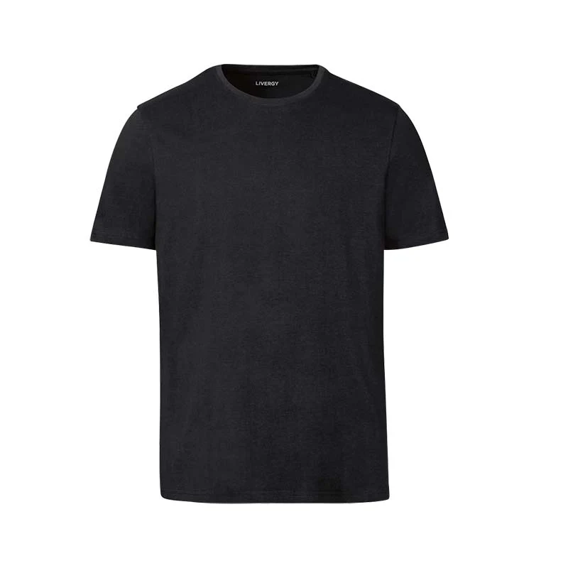 Men's Round Neck Ribbed Structure Cotton Vest T-shirt - Image 11