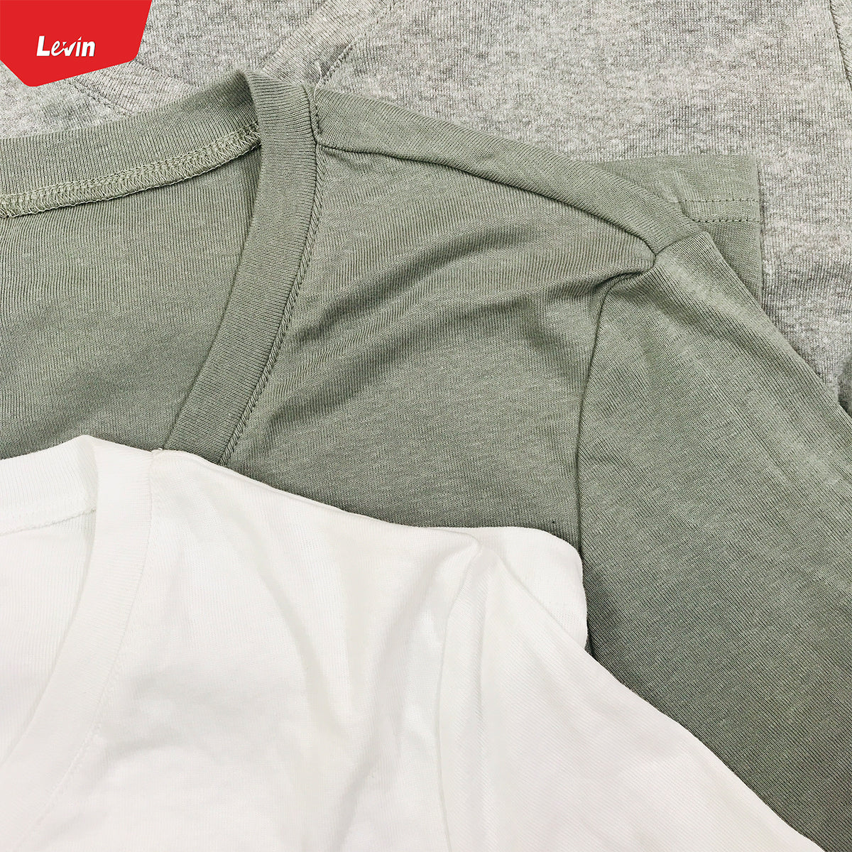 Mens V-neck Rib Structure Thermal Cotton Vest T-shirt - Image 14