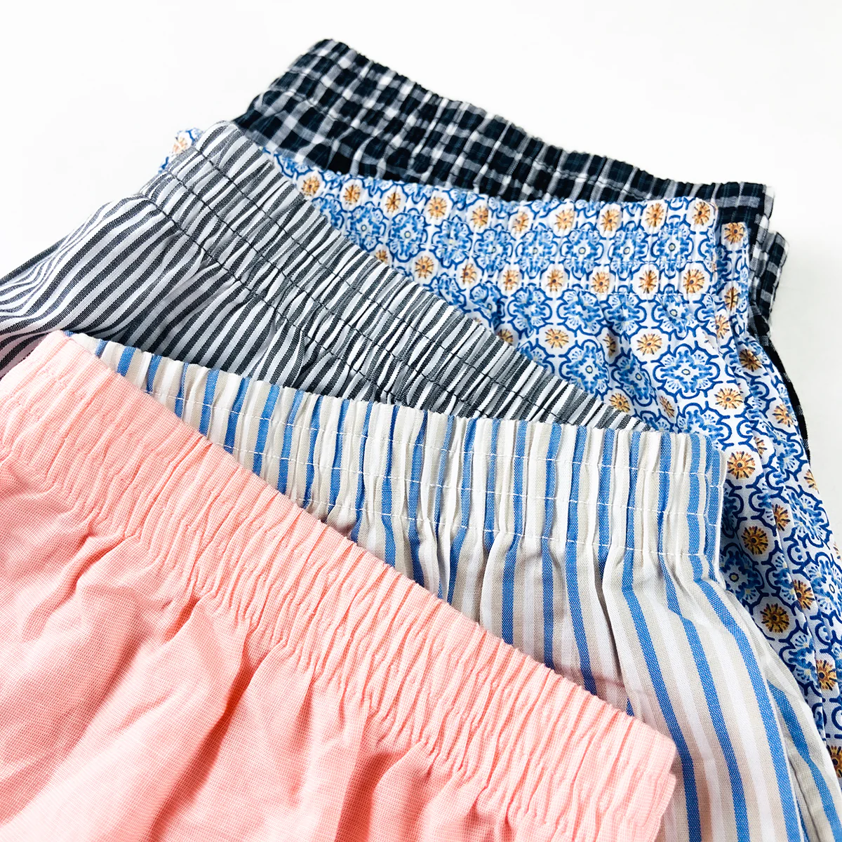 Mens Soft Breathable Cotton Woven Trunk Boxer - Image 4