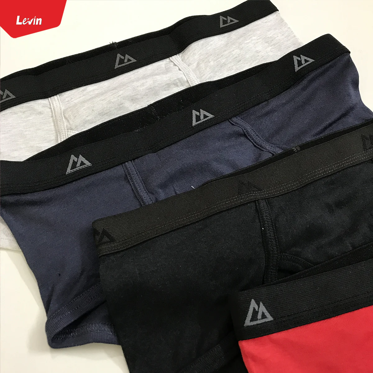 Men's Solid Cotton Ribbed Mid Rise Brief Underwear - Image 4