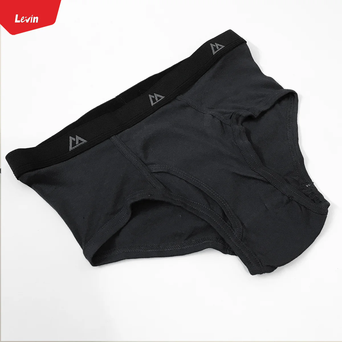 Men's Solid Cotton Ribbed Mid Rise Brief Underwear - Image 7