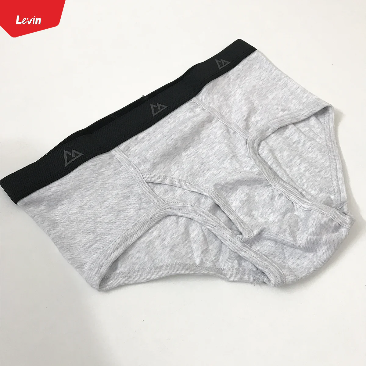Men's Solid Cotton Ribbed Mid Rise Brief Underwear - Image 9