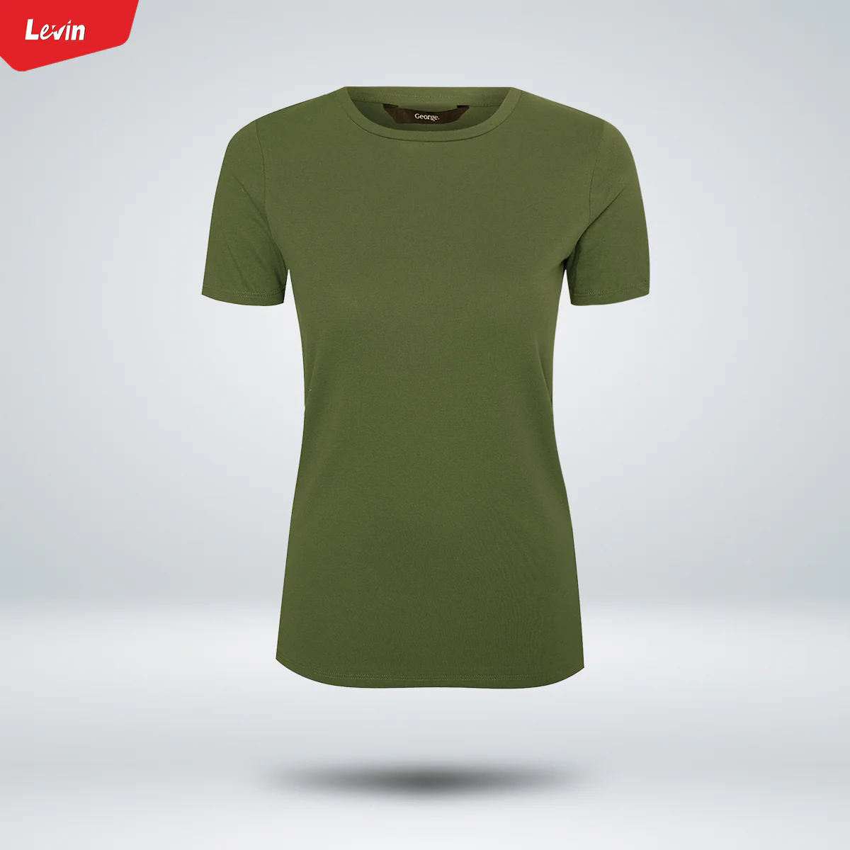 Multicolor Women's Plus Size Cotton Crew Neck T- Shirt - Image 13