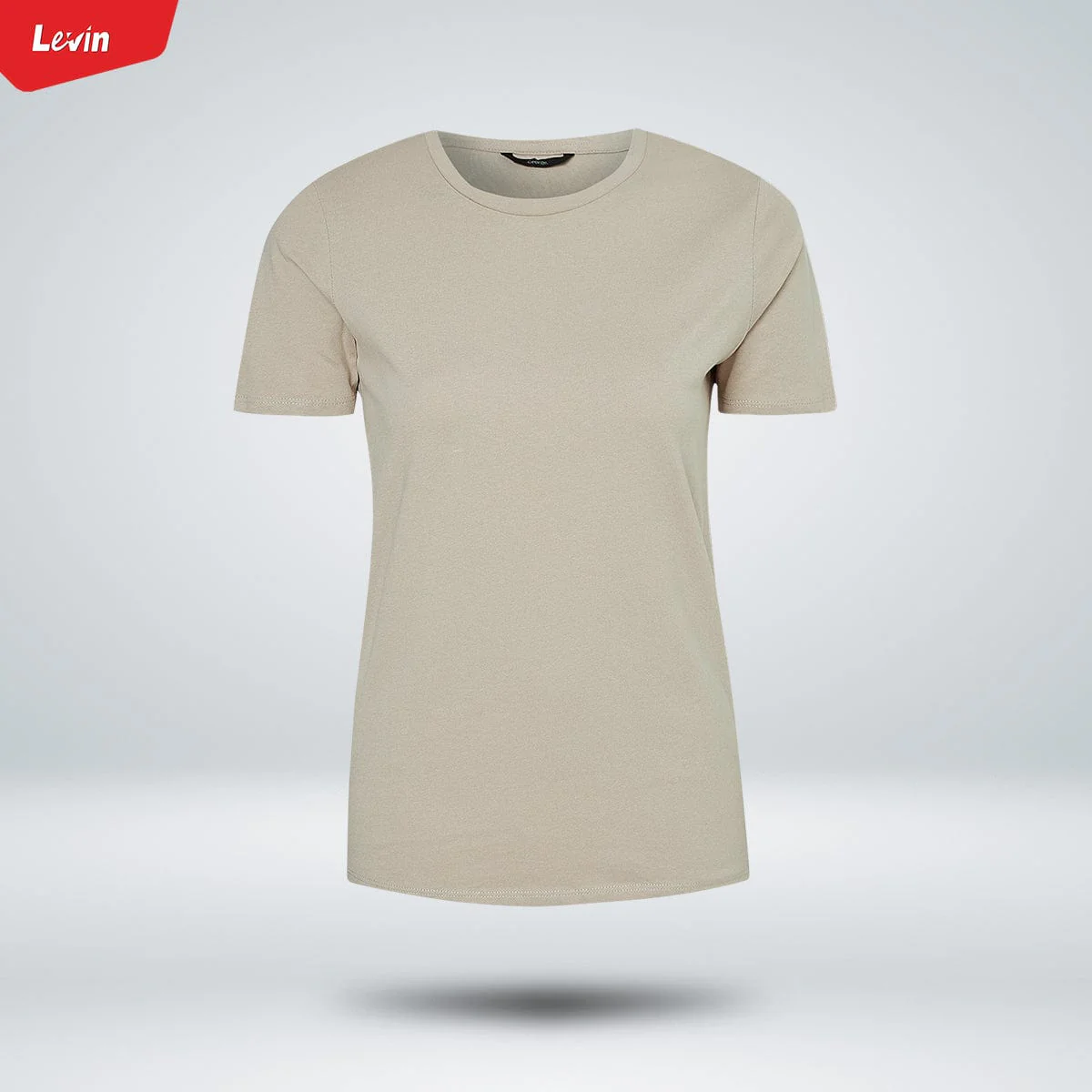 Multicolor Women's Plus Size Cotton Crew Neck T- Shirt - Image 6