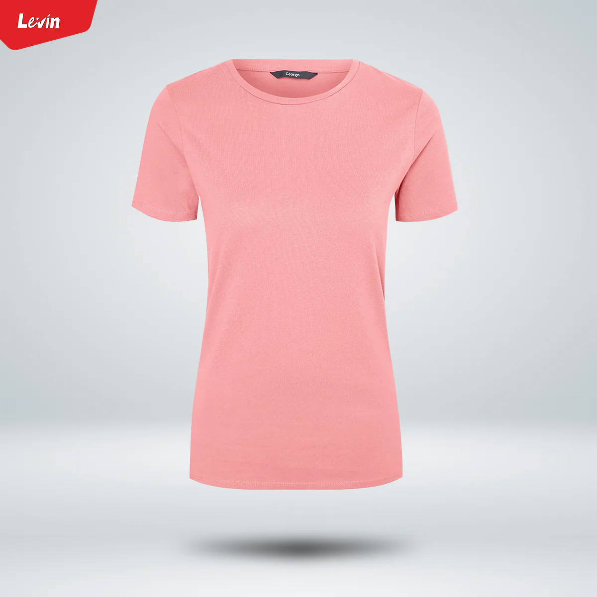 Multicolor Women's Plus Size Cotton Crew Neck T- Shirt - Image 7
