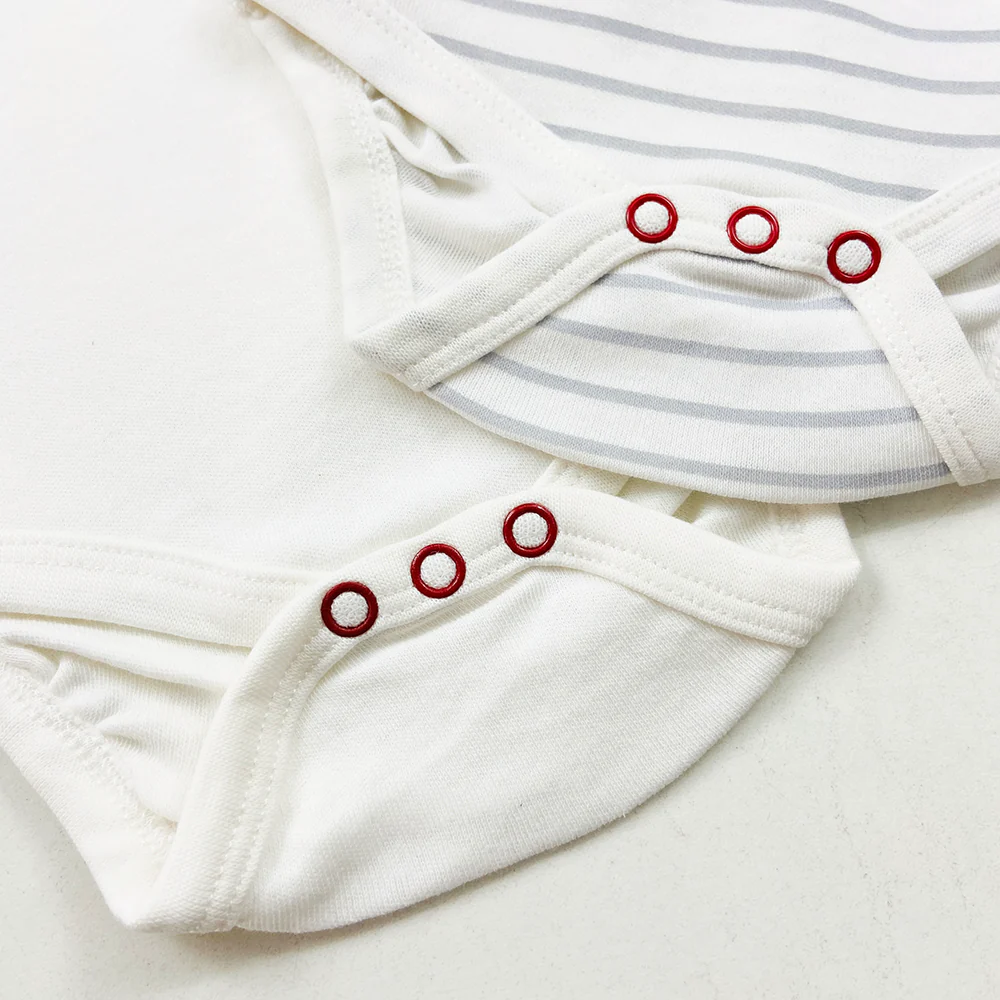 Pack of 2 Cute Printed Full Sleeve Baby Romper - Image 5