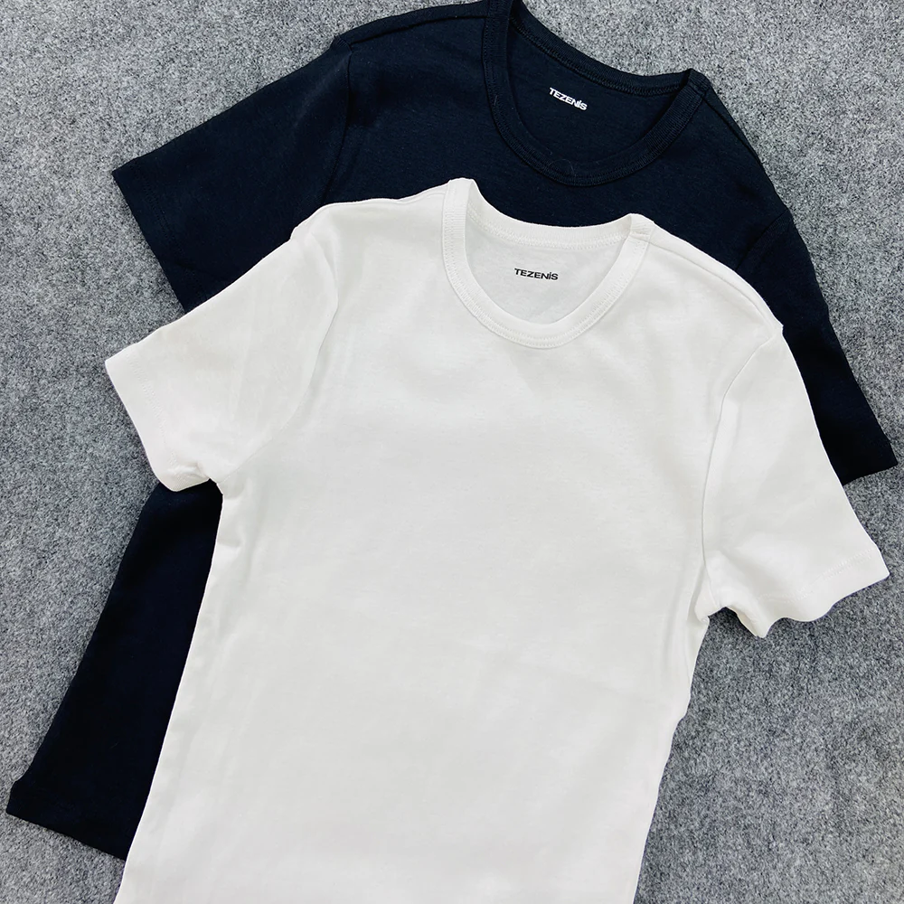 Pack of 2 Girls Basic Round Neck Cotton Undershirt - Image 11