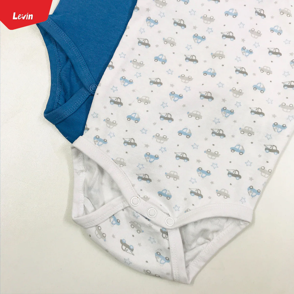 Baby Boys Sleeveless Cotton Romper - Image 5