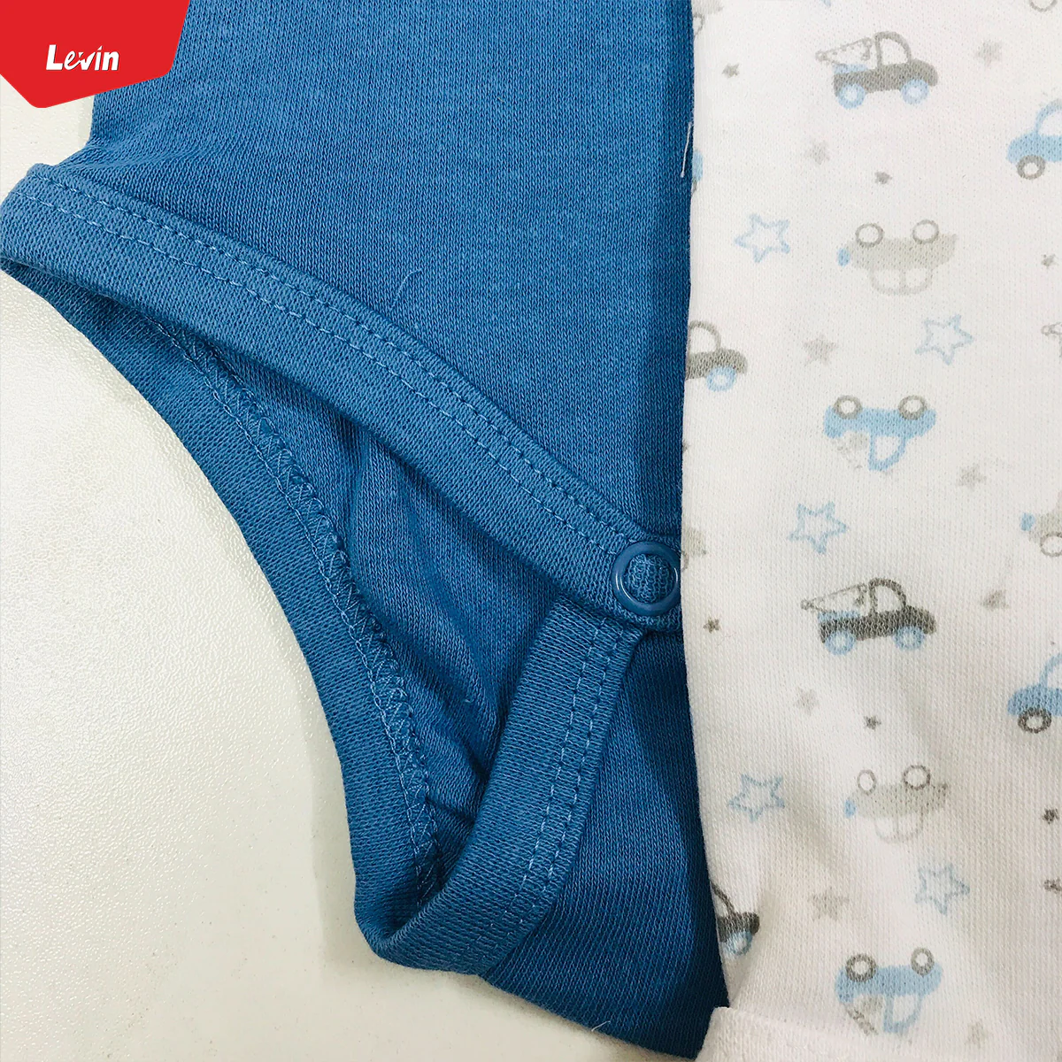 Baby Boys Sleeveless Cotton Romper - Image 8