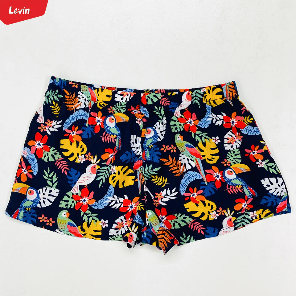 Teen Girl Floral Printed  Elastic Waist Beach Short - Image 9