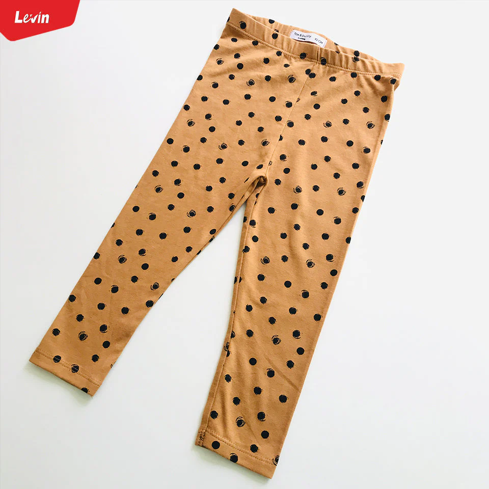 Pack of 3 Assorted Toddler Girls Cotton Stretch Printed Leggings - Image 12