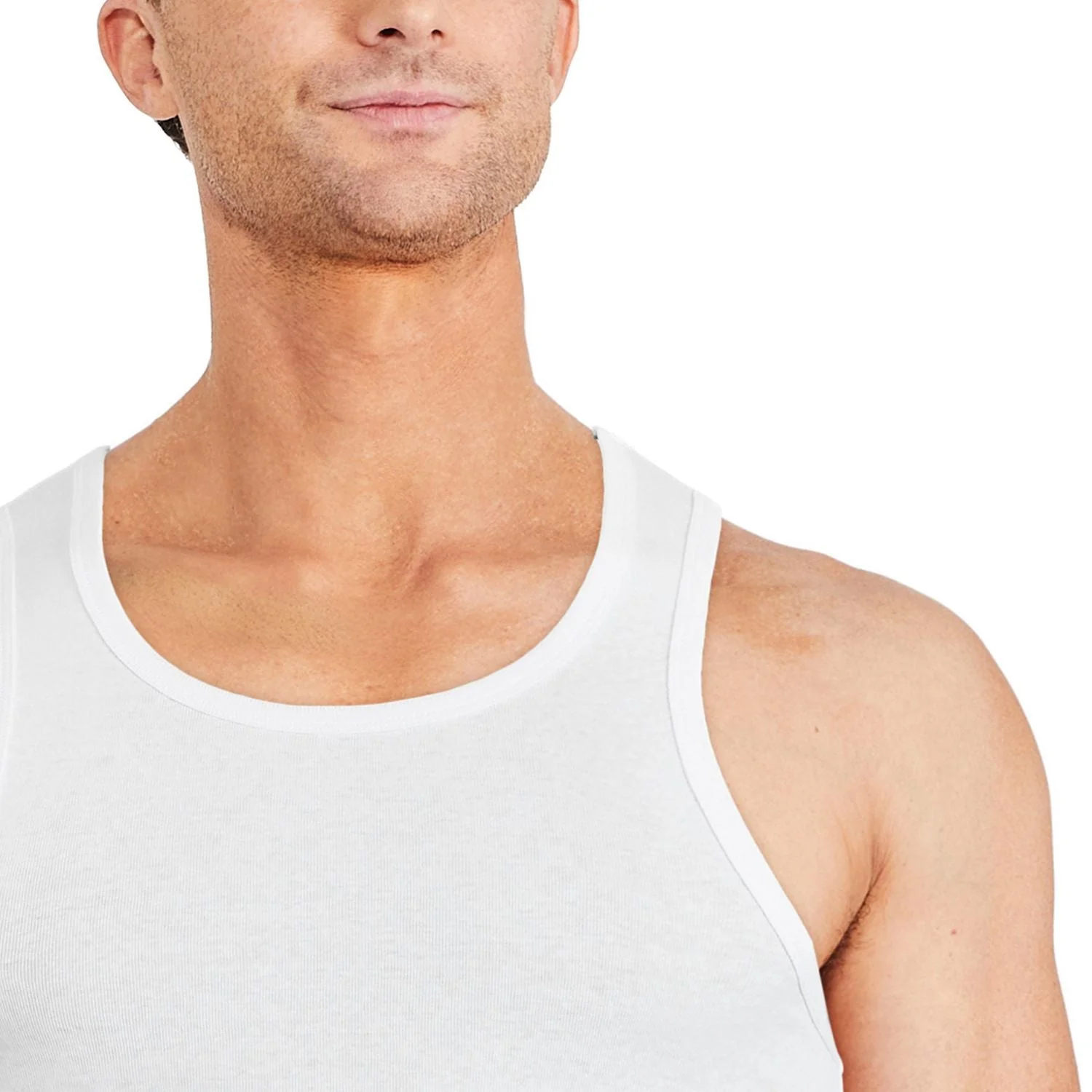 Pack of 3 Combo Mens Round Neck Sleeveless Cotton Tank Top - Image 3