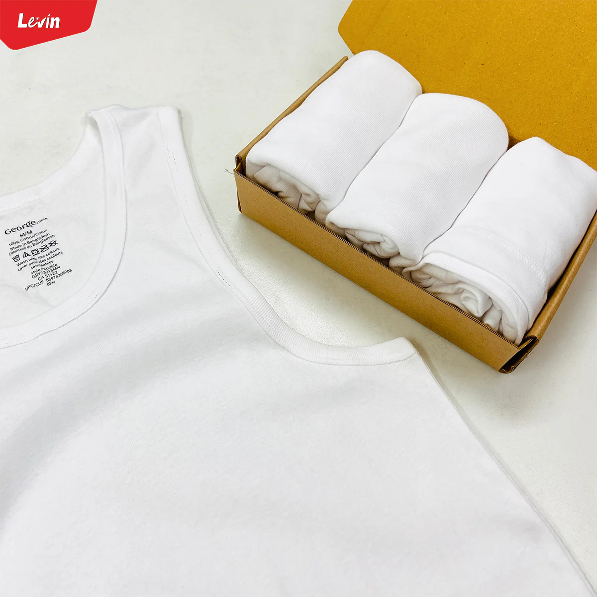Pack of 3 Combo Mens Round Neck Sleeveless Cotton Tank Top - Image 7