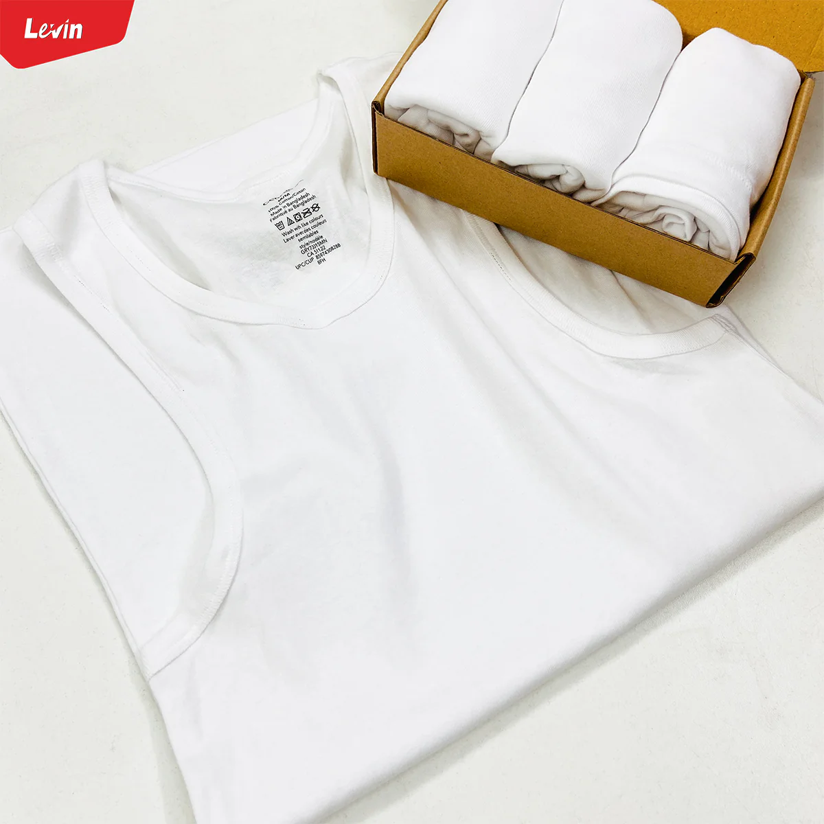 Pack of 3 Combo Mens Round Neck Sleeveless Cotton Tank Top - Image 8