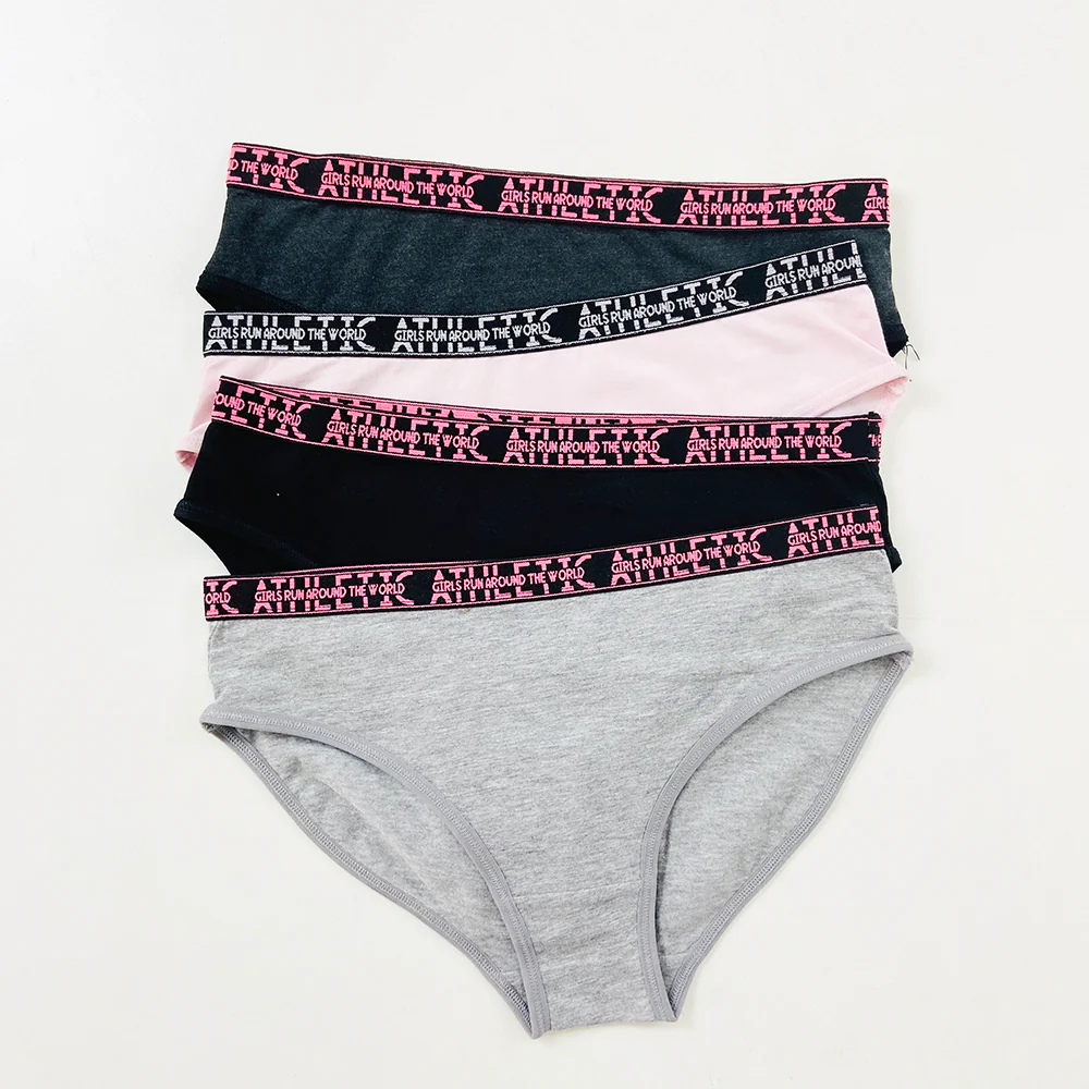 Pack of 3 Girls' Mid Rise Cotton Panties - Image 10