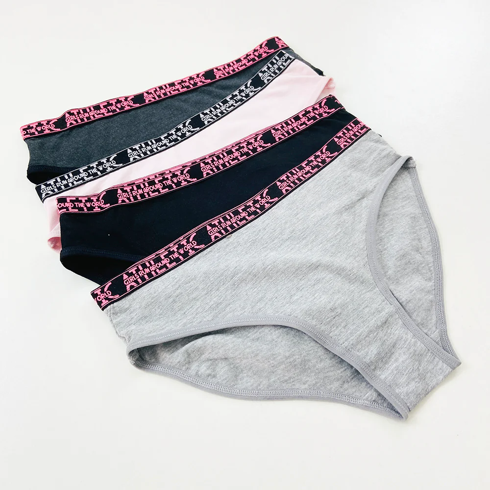 Pack of 3 Girls' Mid Rise Cotton Panties - Image 11