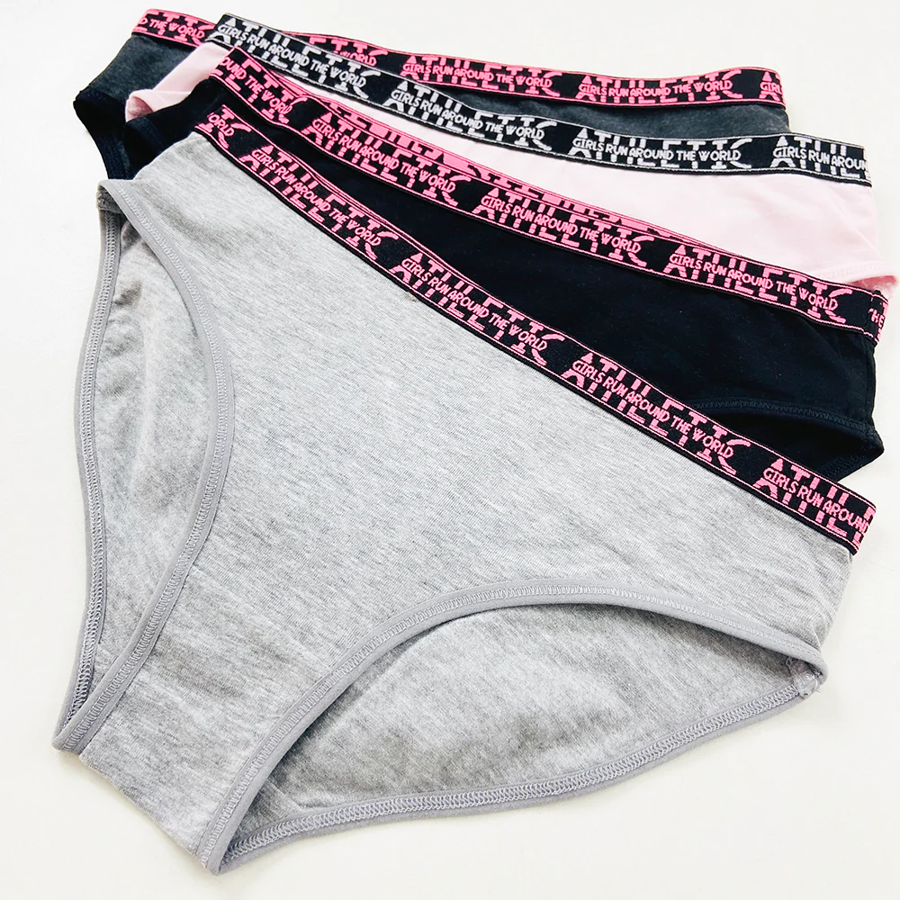 Pack of 3 Girls' Mid Rise Cotton Panties - Image 13