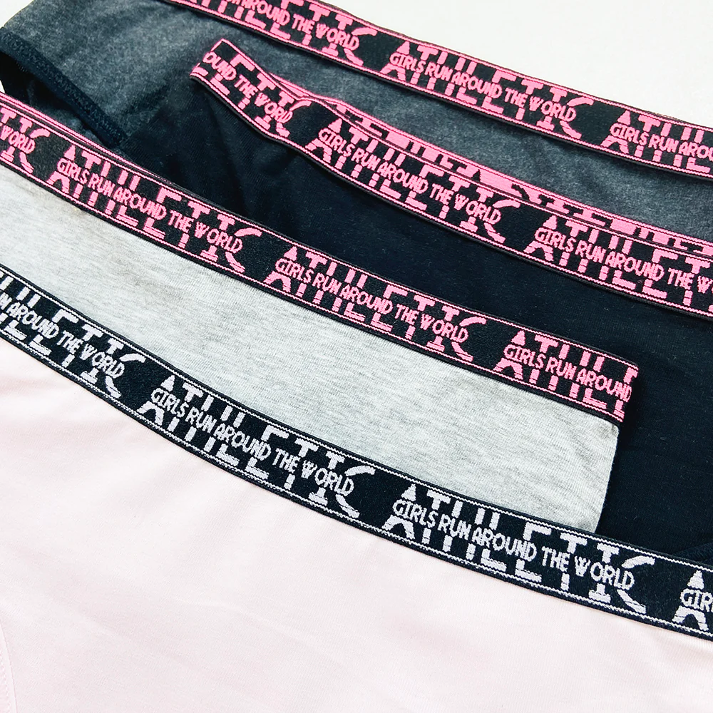 Pack of 3 Girls' Mid Rise Cotton Panties - Image 4