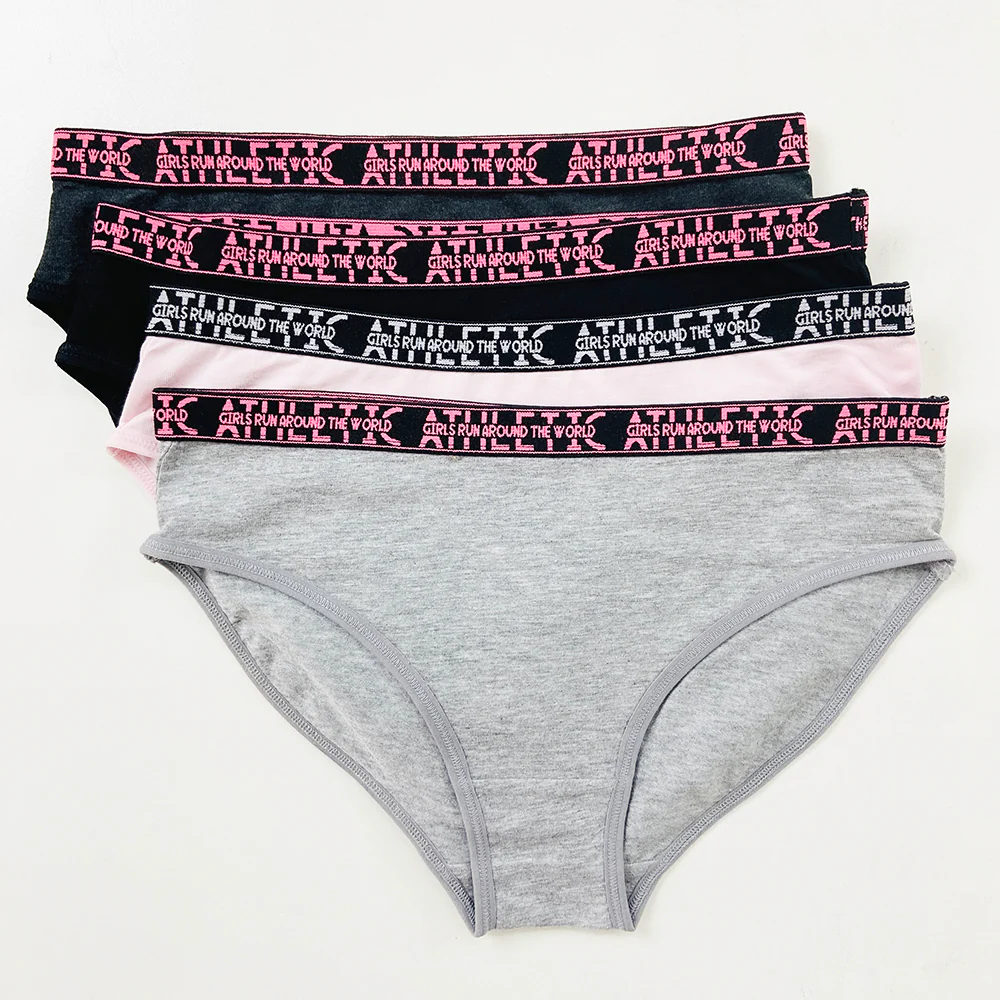 Pack of 3 Girls' Mid Rise Cotton Panties - Image 6