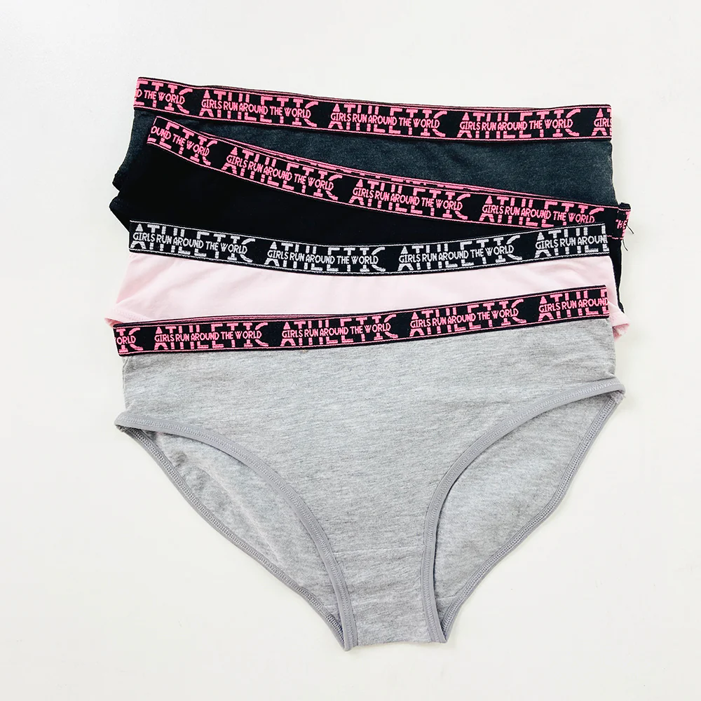 Pack of 3 Girls' Mid Rise Cotton Panties - Image 9