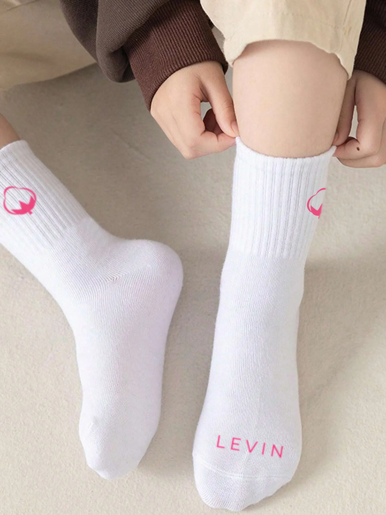 Pack of 3 Girls Premium Short Breathable Basic School Socks (2-14 Years) - Image 6