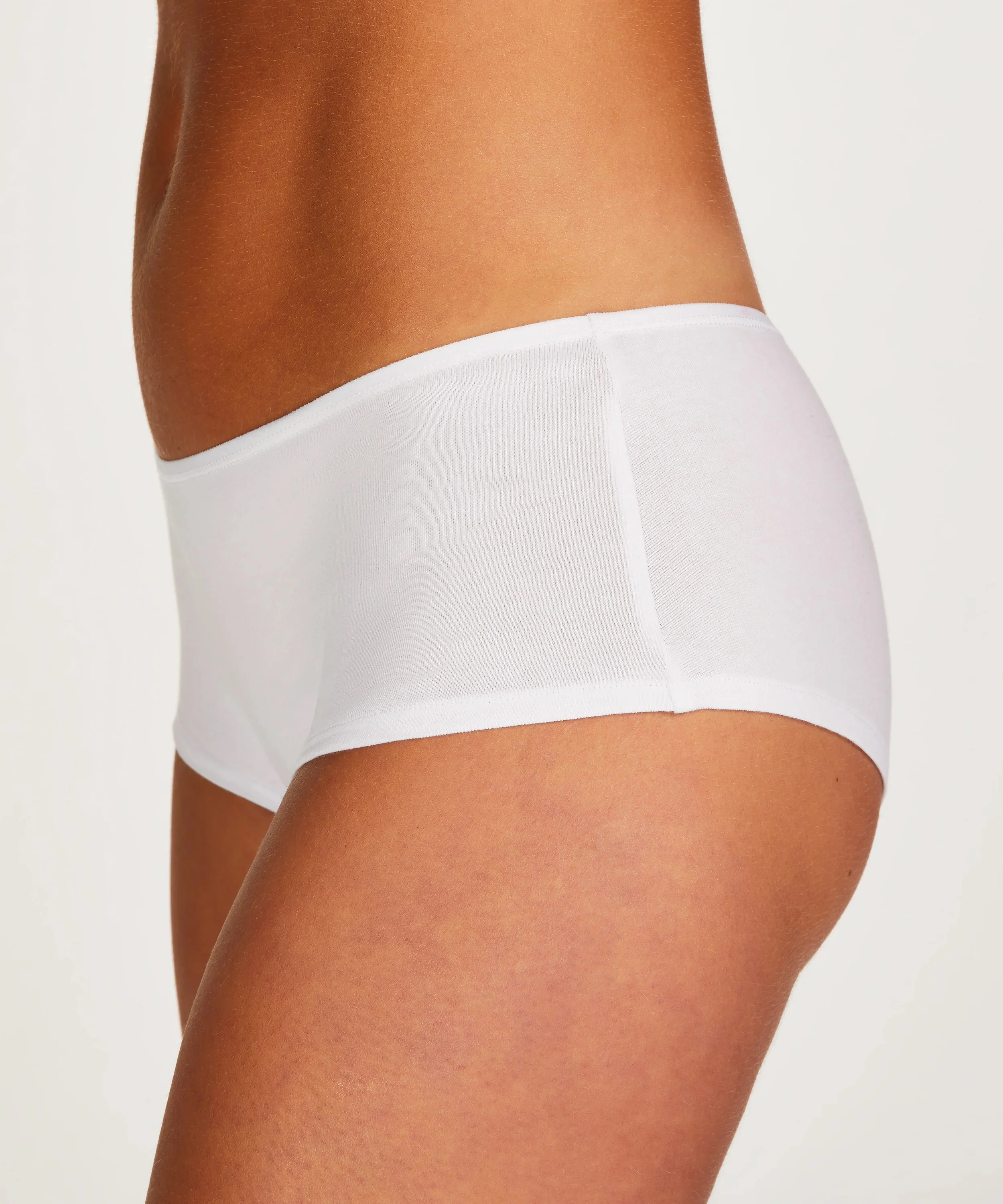 Pack of 3 Ladies Mid Rise Cotton Boxer Shorts - Image 8