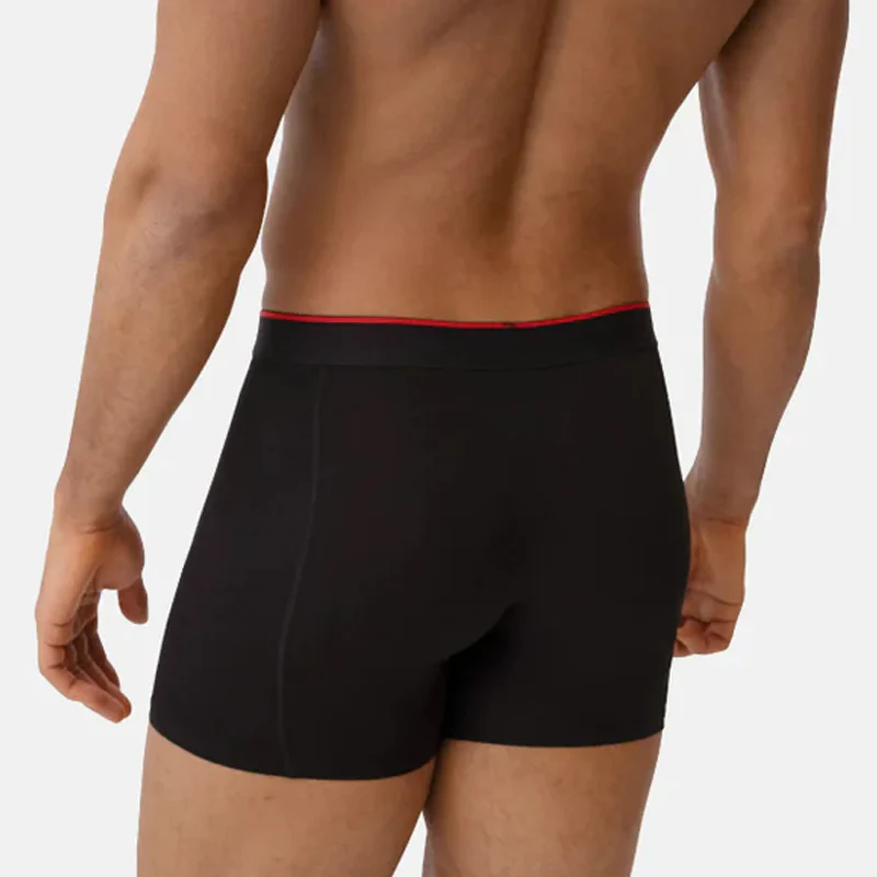 Pack of 3 Mens Bamboo Trunks Soft Breathable Comfort Boxer Underwear With Fly - Image 5