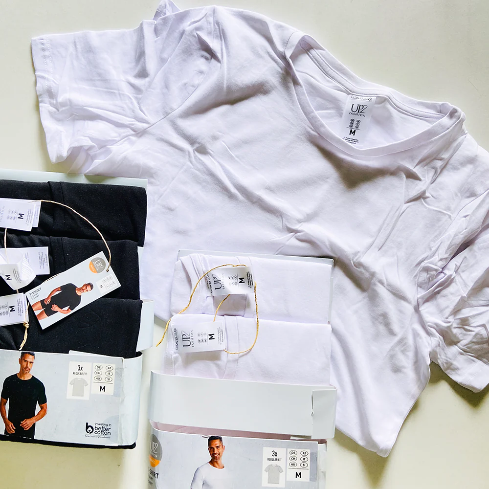 Pack of 3 Mens Basic Round Neck Cotton Undershirt - Image 10