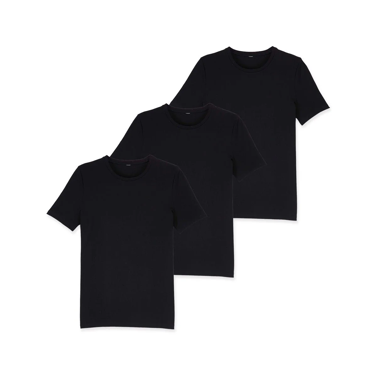 Pack of 3 Mens Basic Round Neck Cotton Undershirt - Image 14