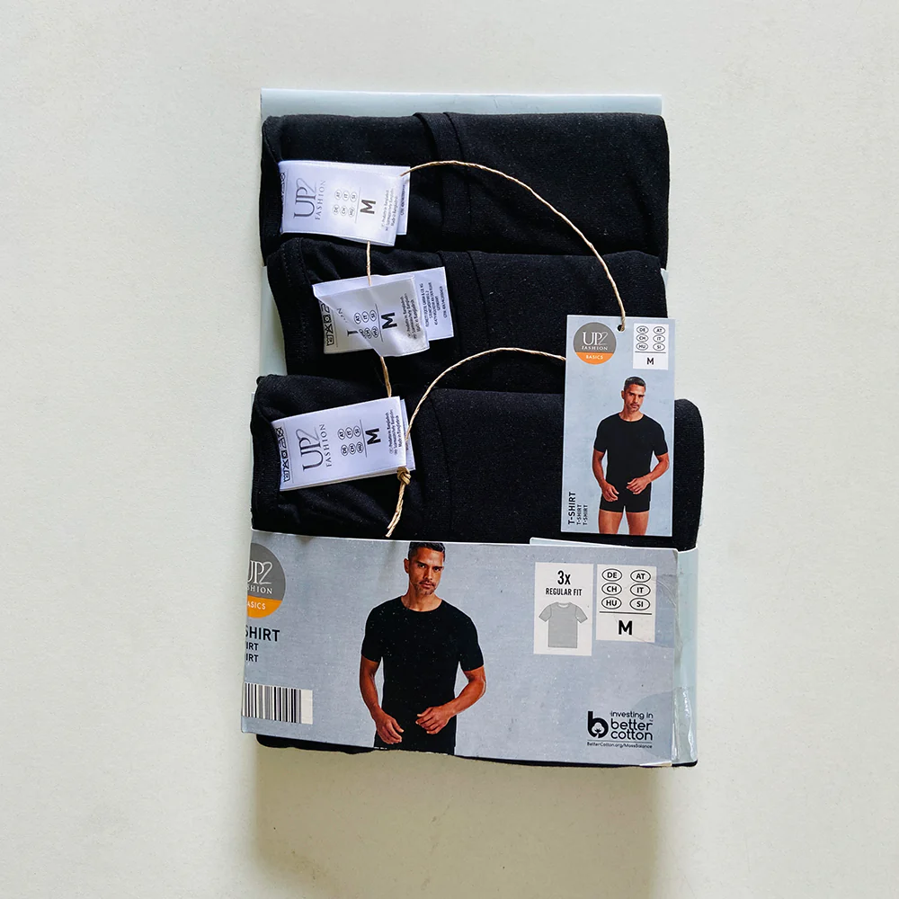 Pack of 3 Mens Basic Round Neck Cotton Undershirt - Image 6