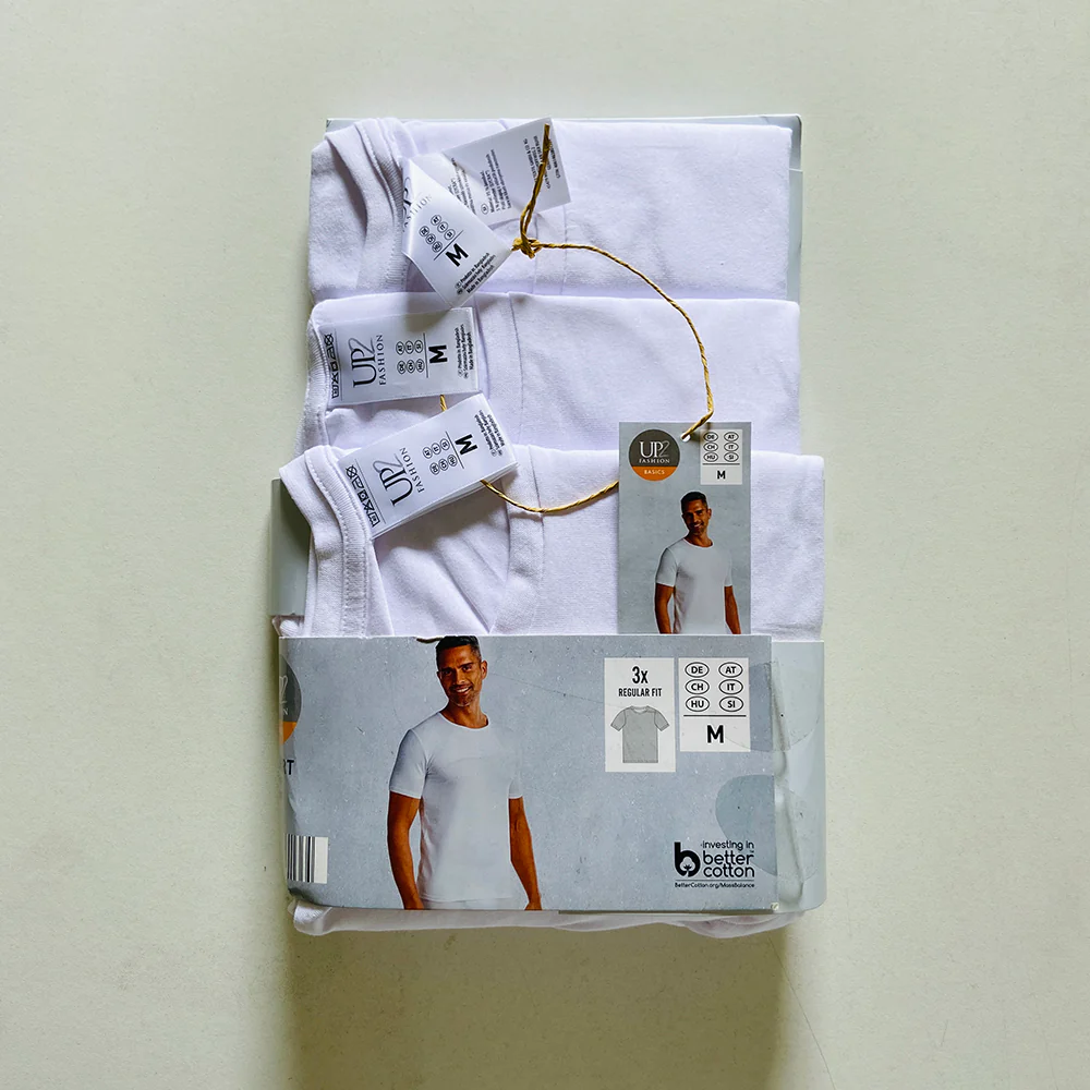 Pack of 3 Mens Basic Round Neck Cotton Undershirt - Image 7