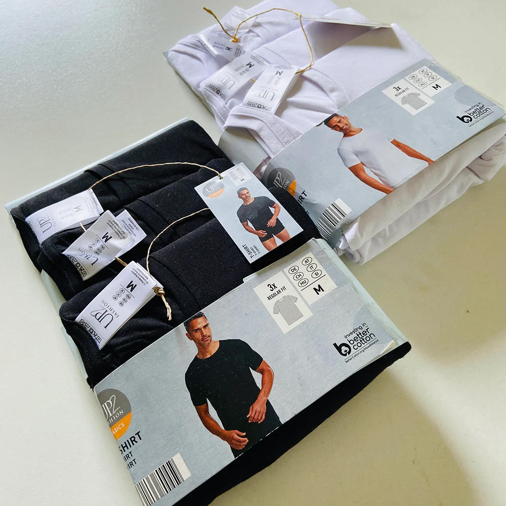 Pack of 3 Mens Basic Round Neck Cotton Undershirt - Image 8