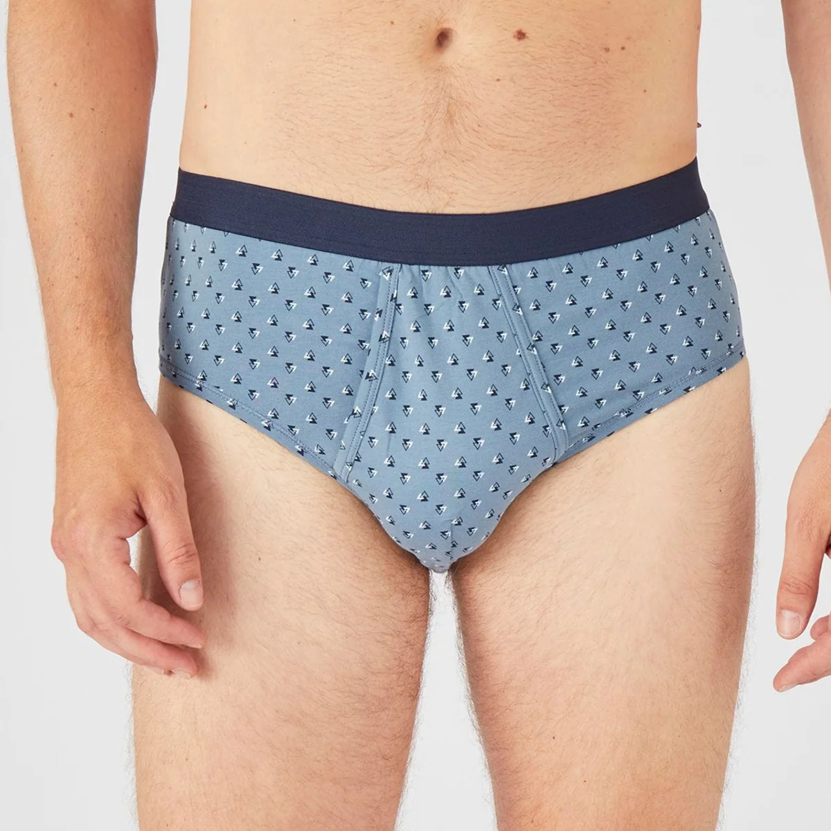 Pack of 3 Mens Classic Cotton Stretch Elastic Waistband Briefs - Image 3