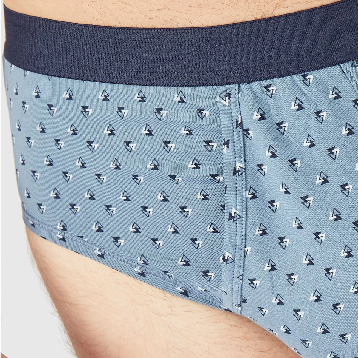 Pack of 3 Mens Classic Cotton Stretch Elastic Waistband Briefs - Image 9