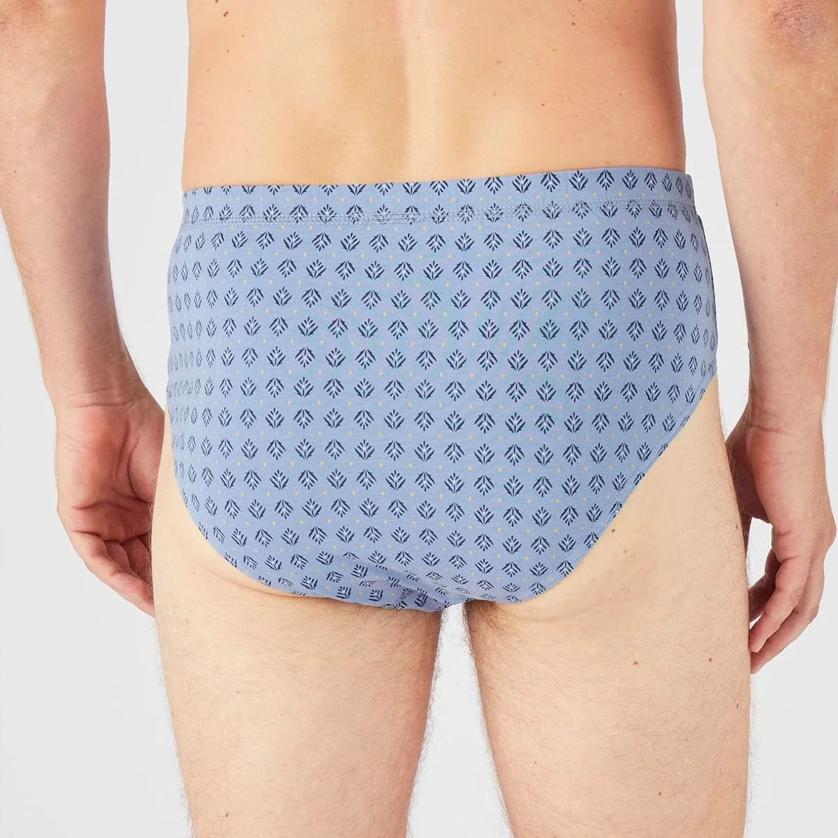 Pack of 3 Mens Classic Printed Cotton Briefs - Image 6