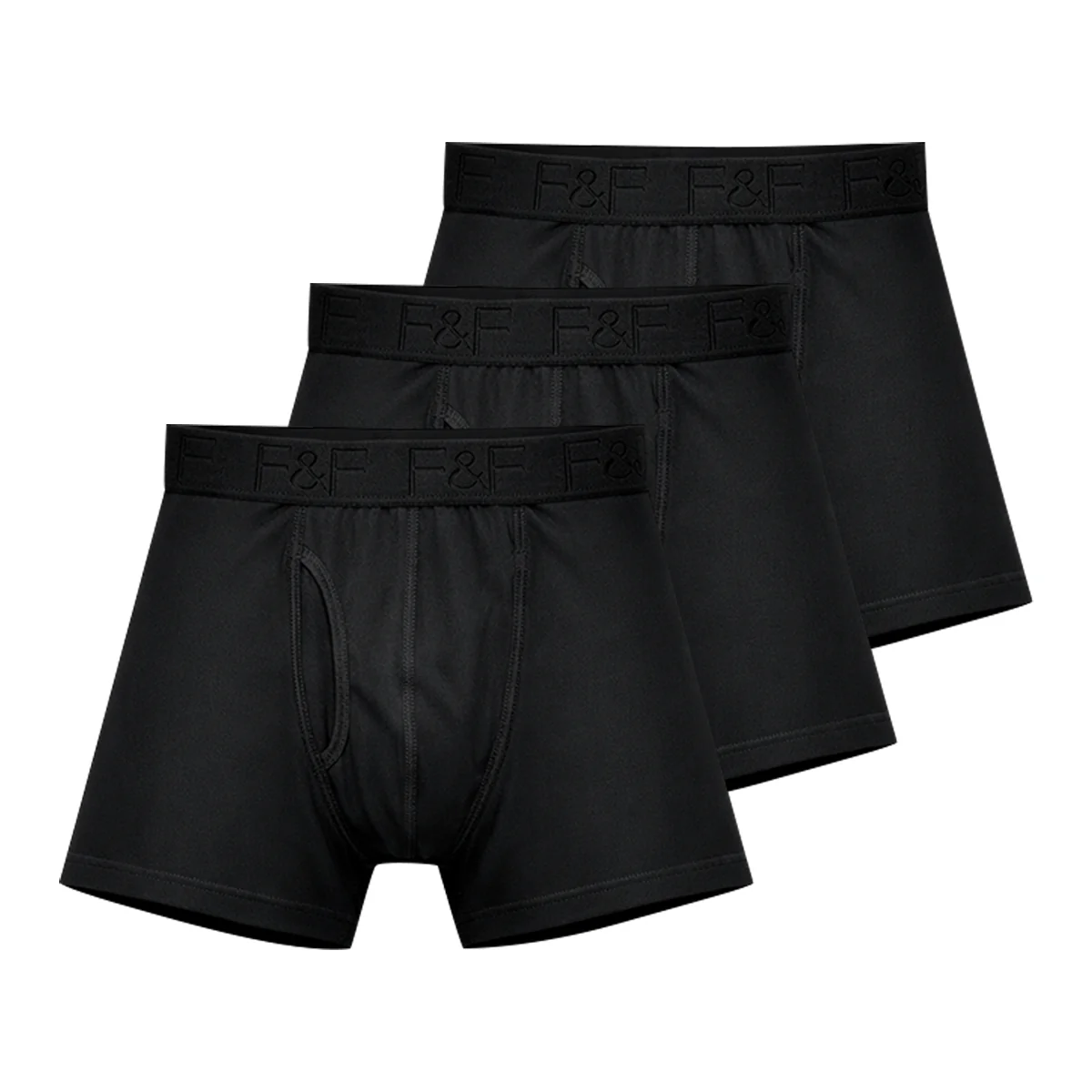 Pack of 3 Mens Cotton Stretch Boxer Trunks