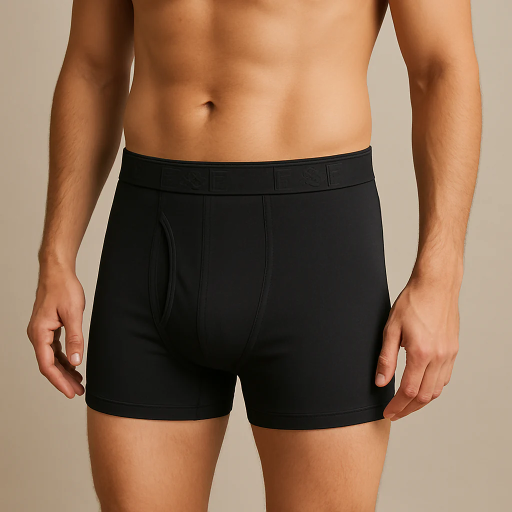 Pack of 3 Mens Cotton Stretch Boxer Trunks - Image 3