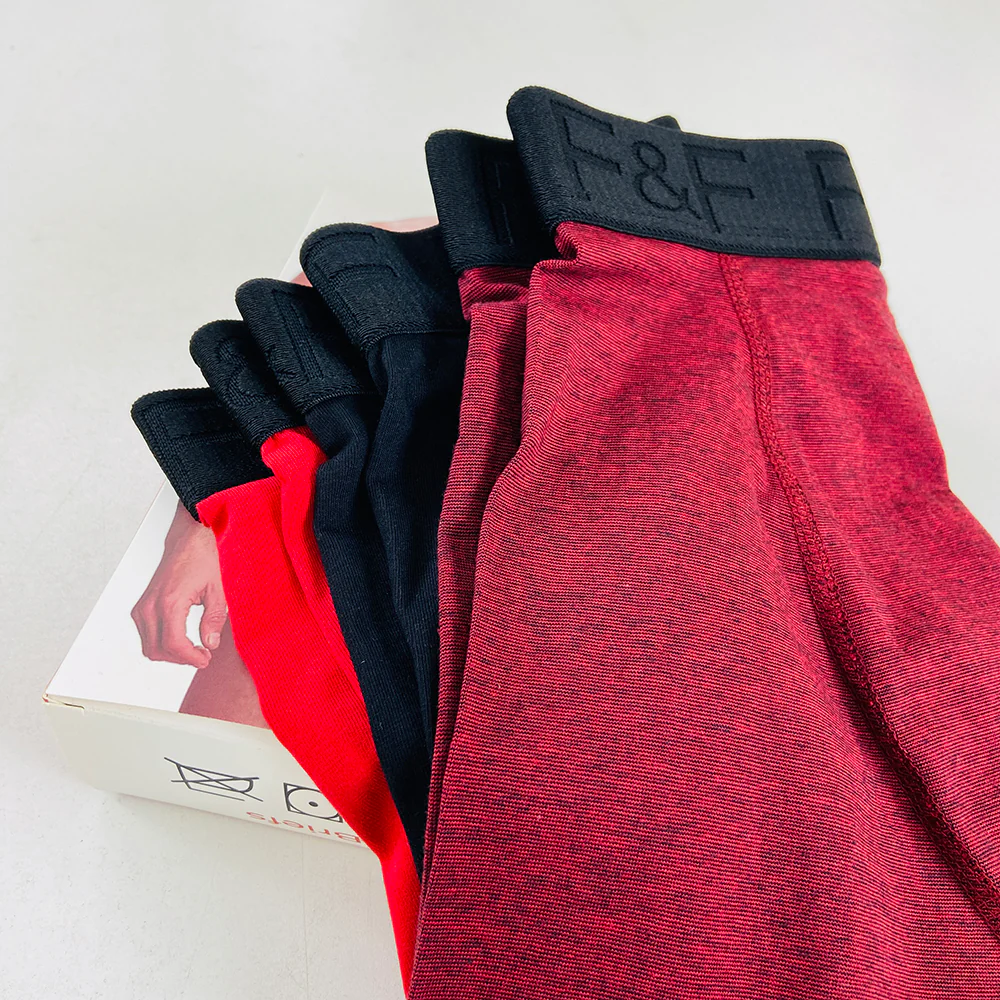 Pack of 3 Mens Cotton Stretch Boxer Trunks - Image 14