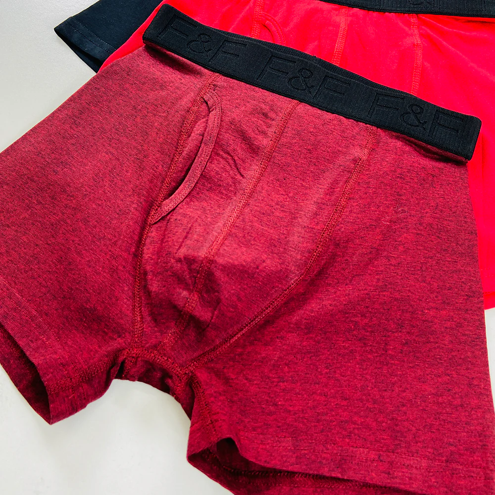 Pack of 3 Mens Cotton Stretch Boxer Trunks - Image 7