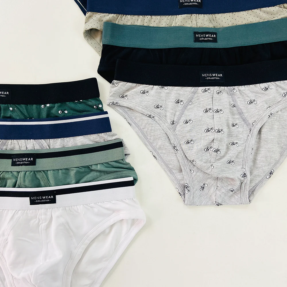 Pack of 3 Mens Outer Elastic Waistbelt Cotton Briefs - Image 12