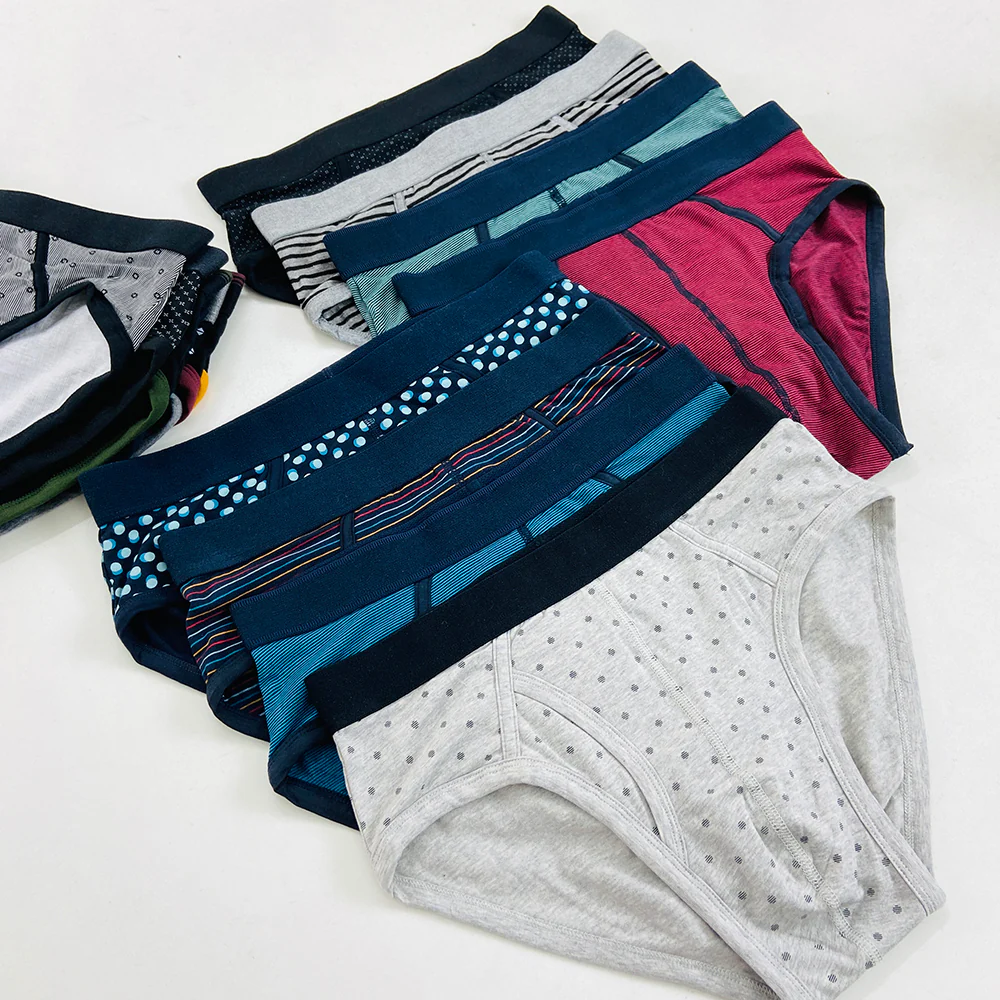 Pack of 3 Mens Outer Elastic Waistbelt Cotton Briefs - Image 4