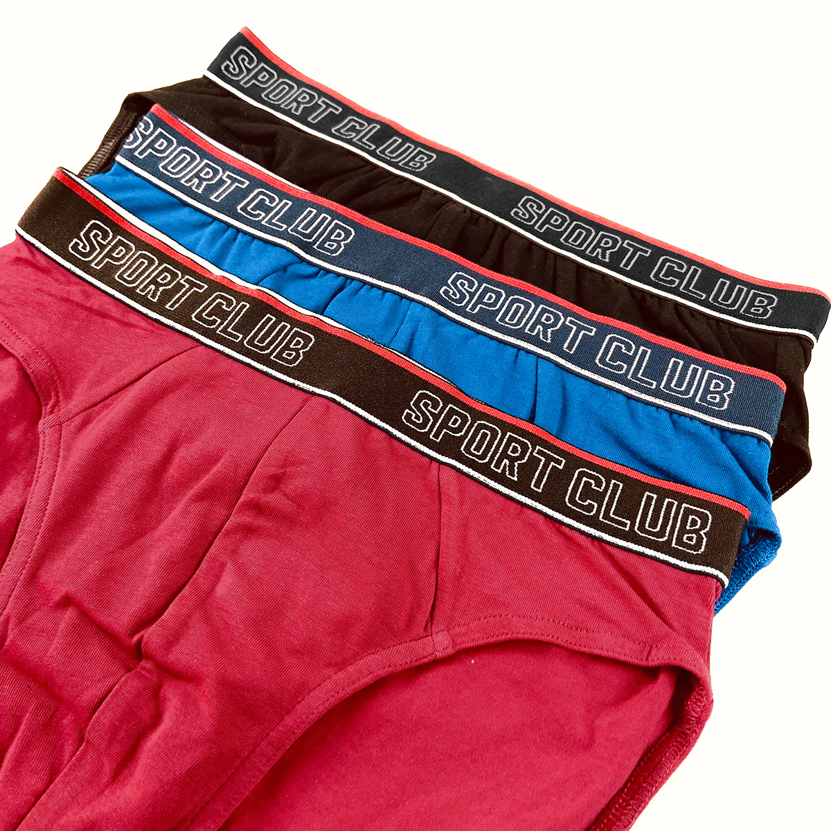 Pack of 3 Mens Premium Soft Stretch Cotton Briefs - Image 2