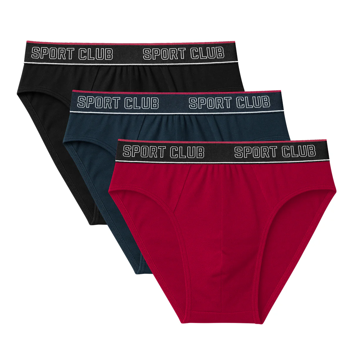 Pack of 3 Mens Premium Soft Stretch Cotton Briefs - Image 9