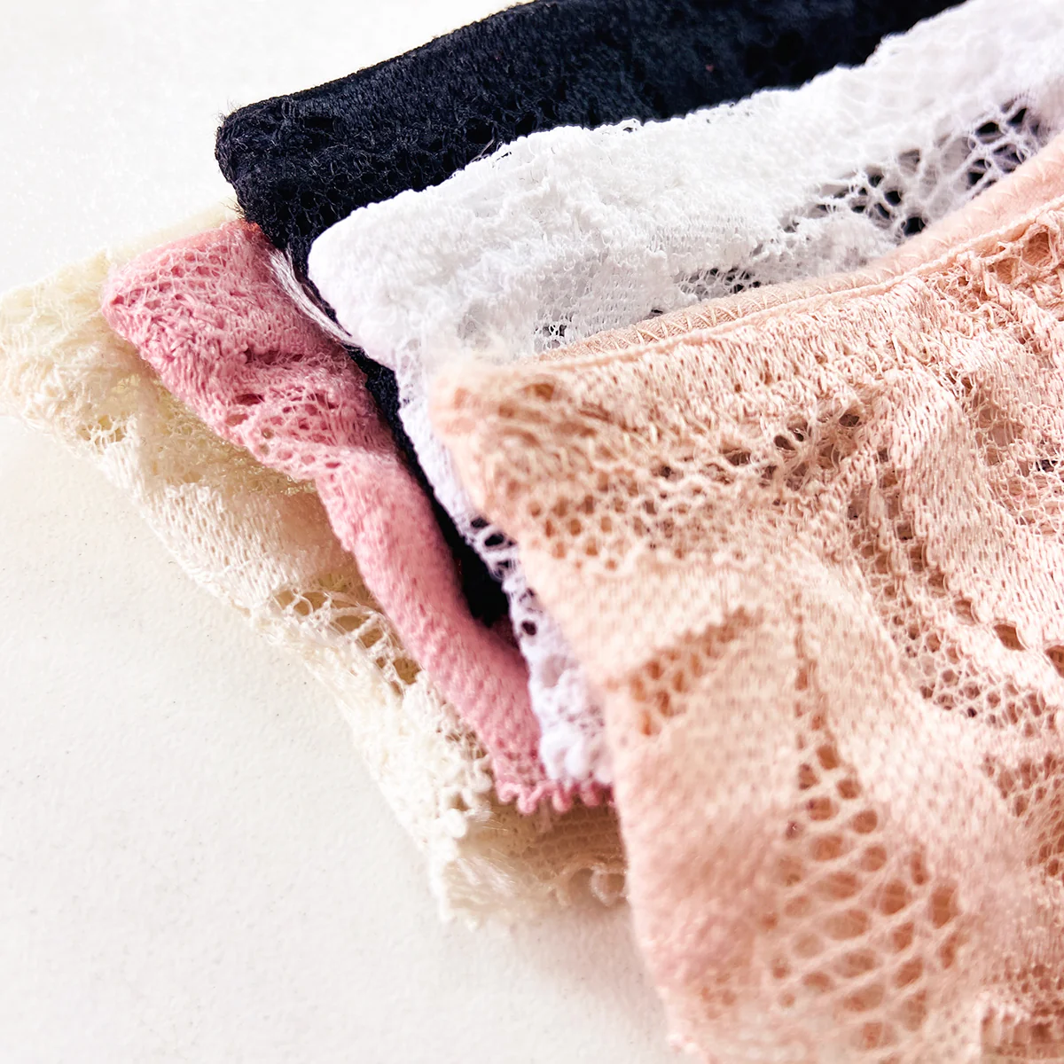 Pack of 3 Womens Soft Stretch Floral Lace Brazilian Brief Panty - Image 6