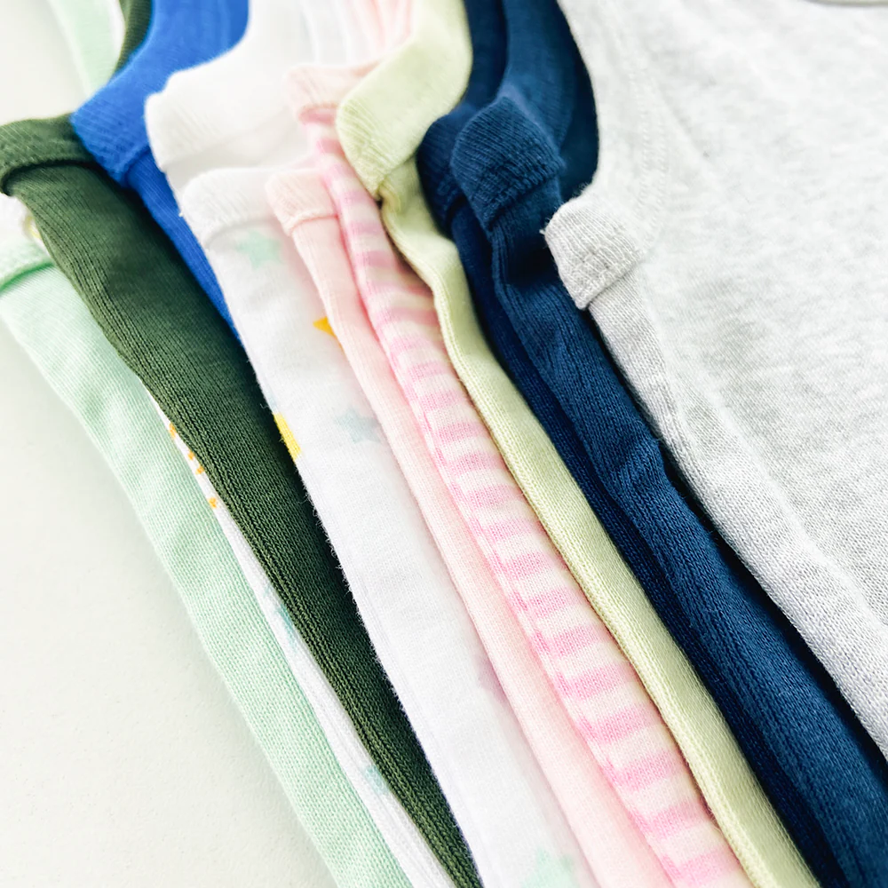 Pack of 4 Boys Ribbed Cotton Tank Top - Image 14