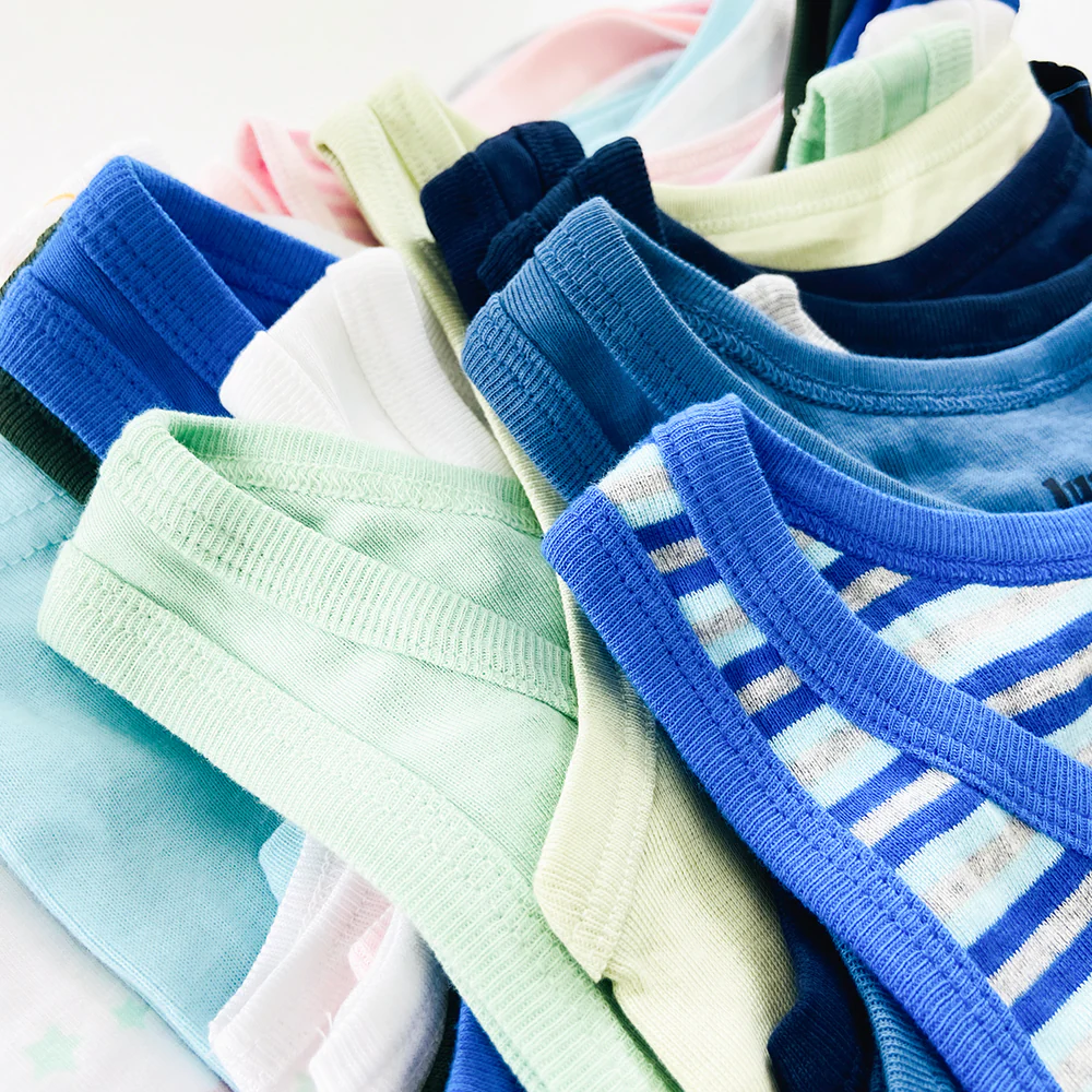 Pack of 4 Boys Ribbed Cotton Tank Top - Image 3