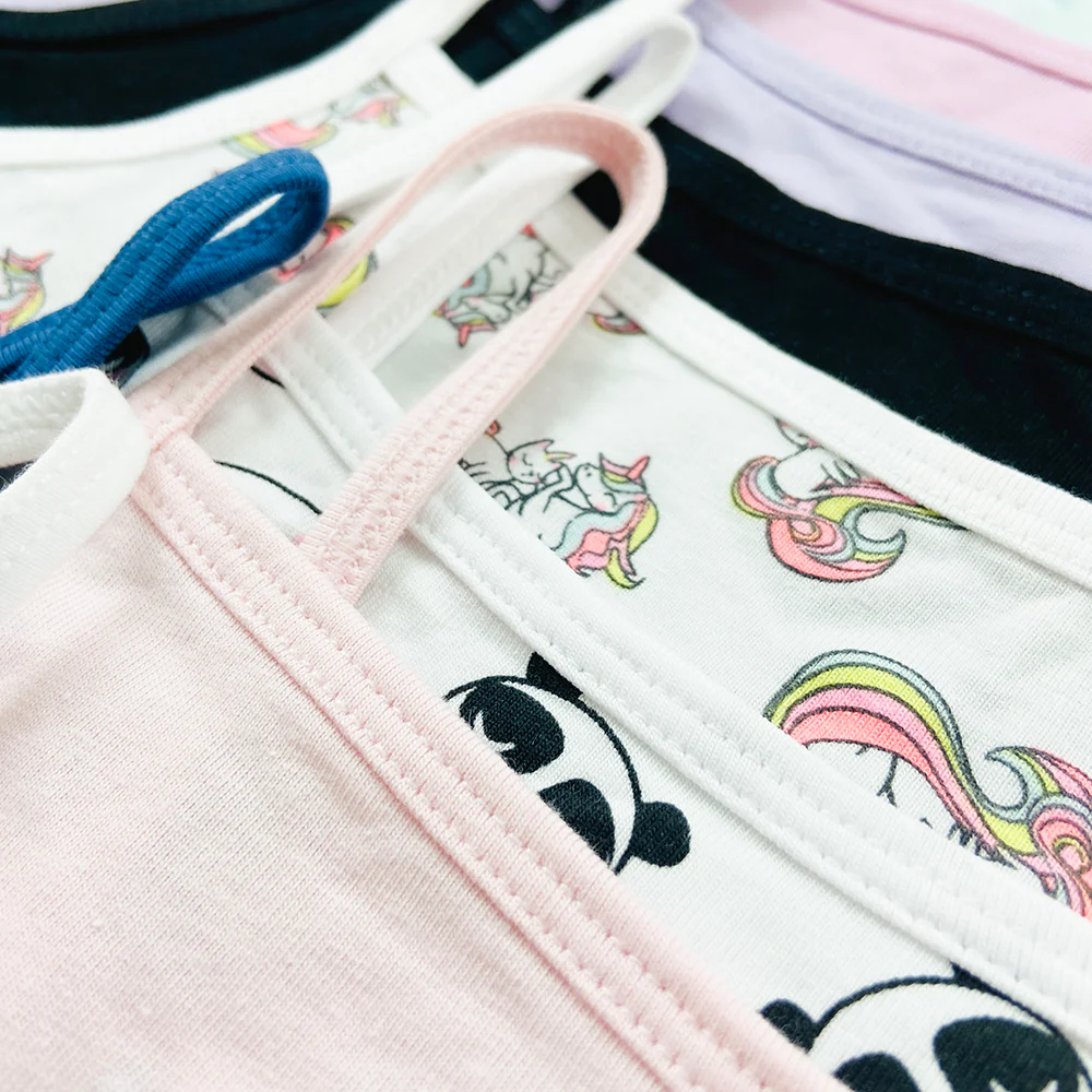 Pack of 4 Girl Camisole Cotton Bras - Image 9