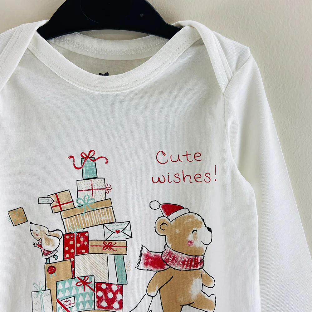 Pack of 3 Toddler Baby Full Sleeve Bodysuit Printed Cotton Romper - Image 9
